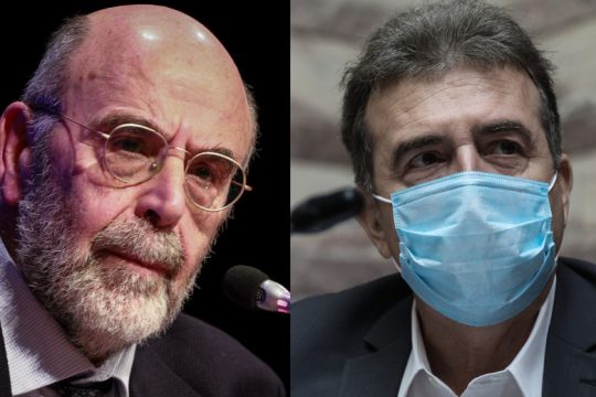 Ο ιστορικός Α. Λιάκος  στα «δόντια» του Μ. Χρυσοχοΐδη