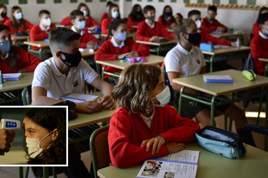 Μάσκες και θερμομέτρηση