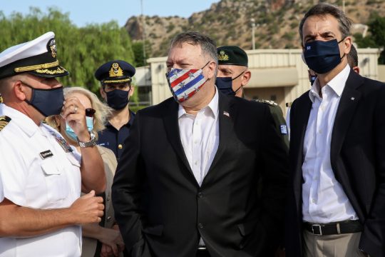 Στη βάση της Σούδας Μητσοτάκης – Πομπέο