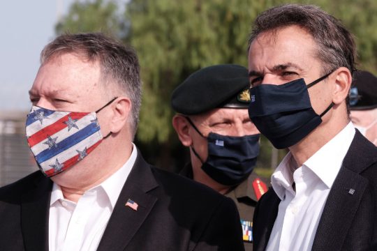 Αβρότητες Μητσοτάκη-Πομπέο με το βλέμμα στην Άγκυρα