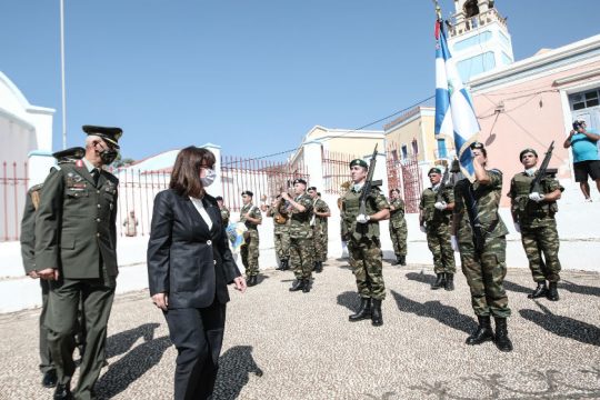 Στο Καστελόριζο η Πρόεδρος της Δημοκρατίας