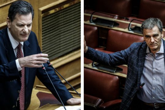 Ο Ευκλ. Τσακαλώτος απαντά στον Θ. Σκυλακάκη μετά την ένταση στη Βουλή