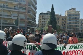 Συγκέντρωση διαμαρτυρίας και στη Θεσσαλονίκη, αλλά δεν ίδρωσε κανένα αυτί
