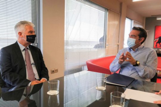 Ξεκάθαρες και ισχυρές κυρώσεις κατά της Άγκυρας ζήτησε από τη Γερμανία ο Αλ. Τσίπρας