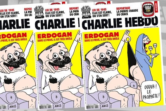 Οργή Άγκυρας για τo πρωτοσέλιδο του Charlie Hebdo με τον Ερντογάν