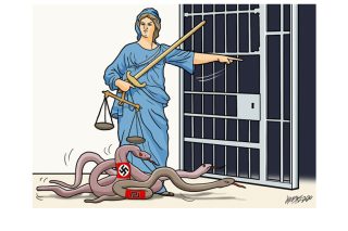 Σκίτσο της Εφ.Συν. (Κ. Γρηγοριάδης 23.10.2020)