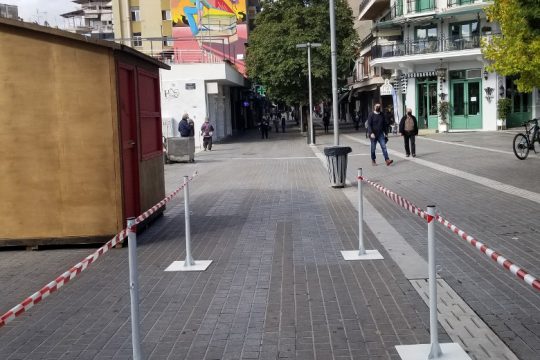 Lockdown στην Κοζάνη: Έρημη πόλη