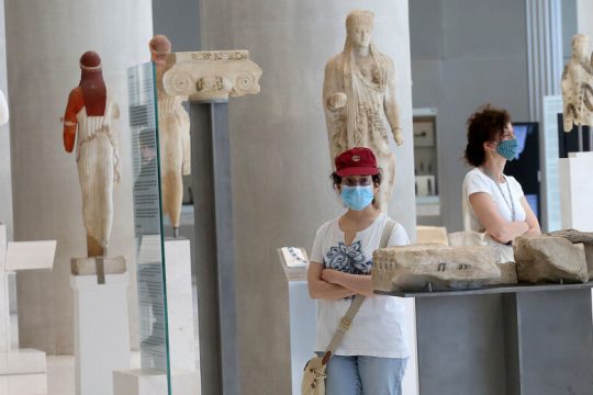 Μείωση επισκεπτών κατά 97% στα μουσεία τον Ιούνιο