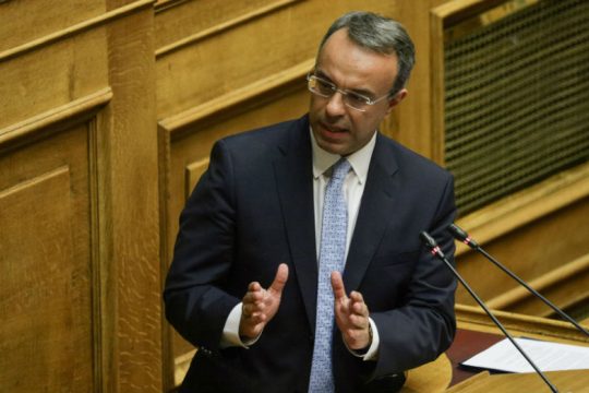 Επίθεση Σταϊκούρα στον ΣΥΡΙΖΑ για τους πλειστηριασμούς μετά τη μομφή