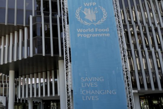 ΝΟΜΠΕΛ ΕΙΡΗΝΗΣ 2020: Παγκόσμιο Επισιτιστικό Πρόγραμμα του ΟΗΕ