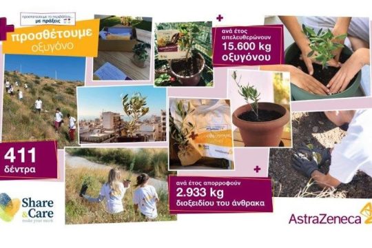 Η AstraZeneca προστατεύει το περιβάλλον… με πράξεις