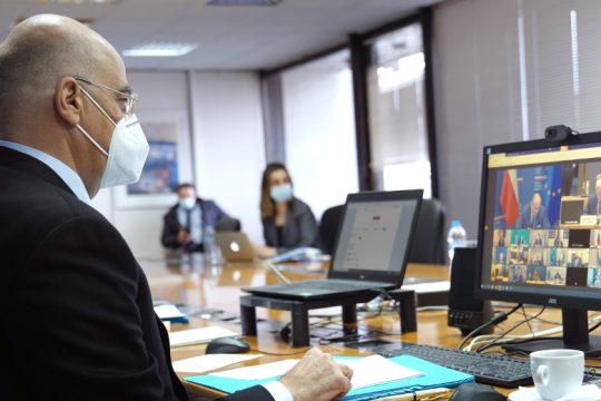 Δένδιας: Με ευθύνη της Τουρκίας δεν φαίνονται περιθώρια για θετικό διάλογο