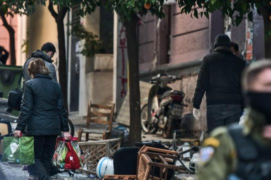 Νέα επιχείρηση της ΕΛ.ΑΣ. σε κατάληψη των Εξαρχείων