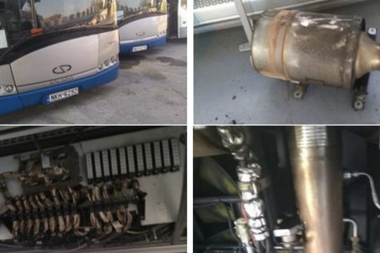 Ο κούκος αηδόνι με τα λεωφορεία της Λιψίας
