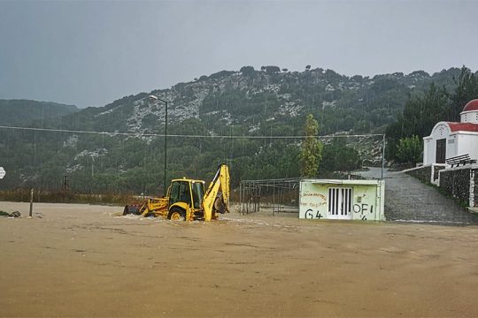 Πλημμύρες σε Λασίθι και Ηράκλειο