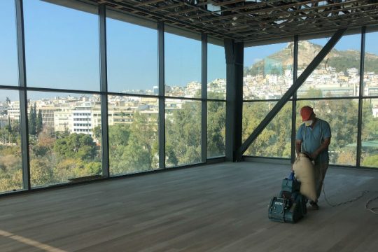 Πρόοδος στις εργασίες στην Εθνική Πινακοθήκη
