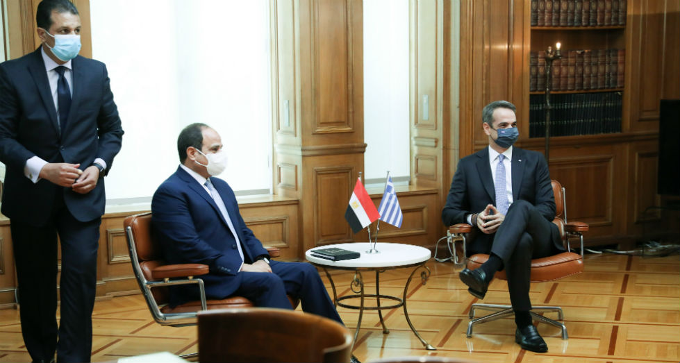 Σίσι-Μητσοτάκης: Κοινή αντιμετώπιση των απειλών κατά της ειρήνης