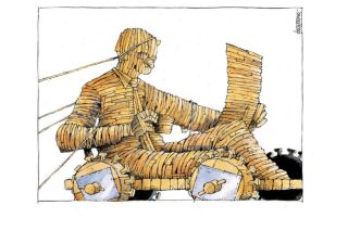 Σκίτσο της Εφ.Συν. [Μ. Κουντούρης 11.11.2020]