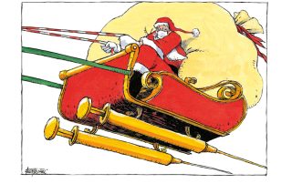 Σκίτσο της Εφ.Συν. [Μ.Κουντούρης 29.12.2020]