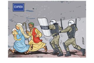 Σκίτσο της «Εφ.Συν.» [Κ.Γρηγοριάδης 24.12.2020]