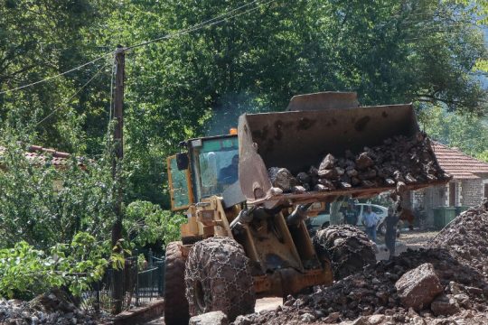 Σημαντικές ζημιές από την κακοκαιρία στην Καρδίτσα