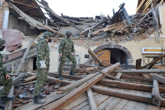 Αυξάνονται οι νεκροί από τον σεισμό στην Κροατία