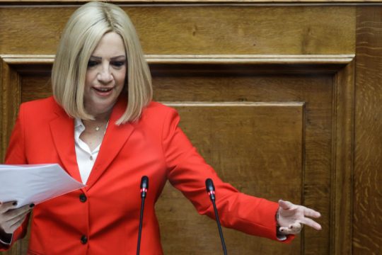 Παράνομη παρακράτηση αγροτικών επιδοτήσεων καταγγέλλει η Φ. Γεννηματά