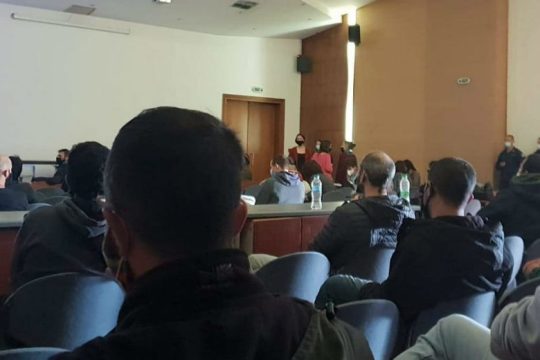 Ανταπόκριση από προσαχθέντα στο αμφιθέατρο του Μεταγωγών