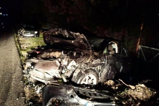 Δύο σοβαρά τραυματίες σε τροχαίο στις Μοίρες Ηρακλείου