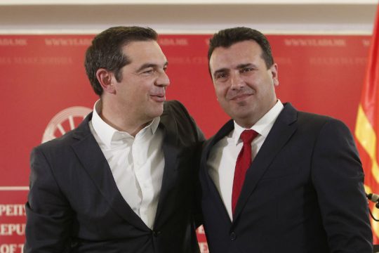 Τσίπρας και Ζάεφ λαμβάνουν πρωτοβουλίες για την εφαρμογή της Συμφωνίας των Πρεσπών