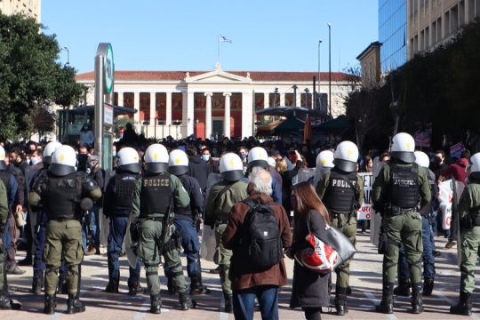 «Εξω από τις σχολές μας η Αστυνομία»