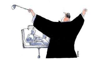 Σκίτσο της Εφ.Συν. [Μ.Κουντούρης 16.01.2021]