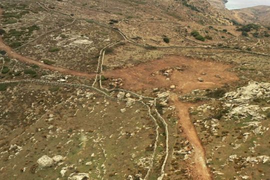 «Στοπ» στον αιολικό σταθμό στο Φραγκάκι της Ανδρου