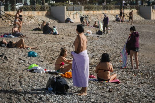 Θερμή εισβολή μέσα στο χειμώνα