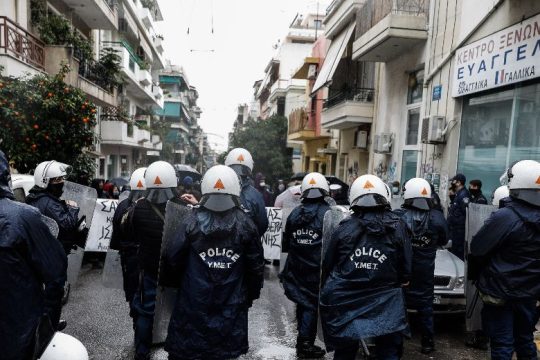 Ισχυρές αστυνομικές δυνάμεις στη συγκέντρωση μνήμης για τον Λουκμάν