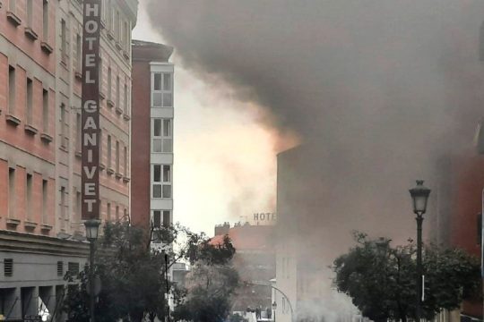 Ισχυρή έκρηξη σε κτίριο στο κέντρο της Μαδρίτης