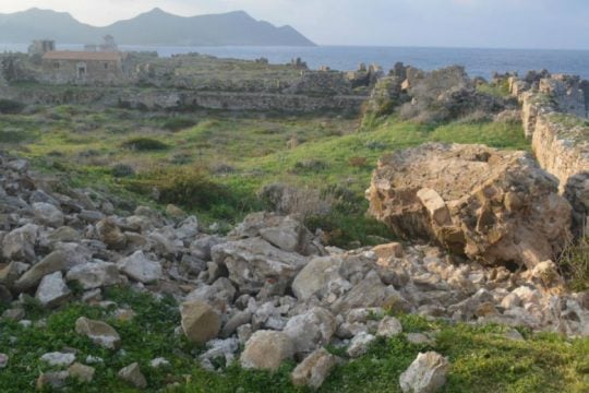 Κατέρρευσε τμήμα πύργου στο κάστρο της Μεθώνης
