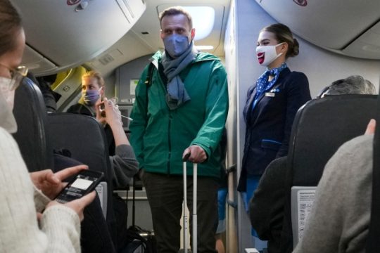 Συνελήφθη στο αεροδρόμιο της Μόσχας ο Αλεξέι Ναβάλνι