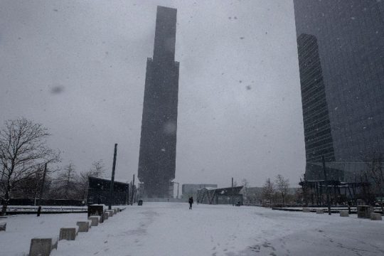 Στον «πάγο» έβαλε την Ισπανία η κακοκαιρία «Φιλομένα»