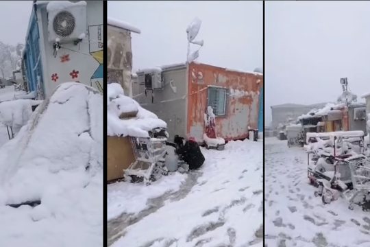Αυτοσχεδιασμοί της τελευταίας στιγμής για τους πρόσφυγες στον Ελαιώνα