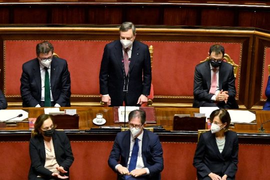 Κυβέρνηση «ανοικοδόμησης» στην Ιταλία από τον Ντράγκι
