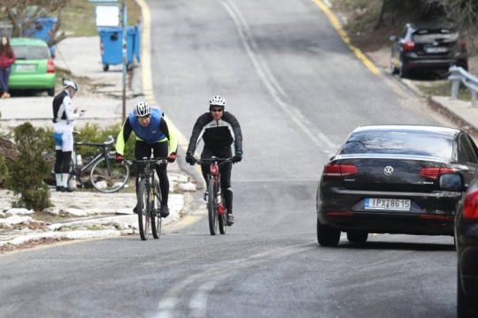 Διακοπή κυκλοφορίας στη λεωφόρο Πάρνηθος