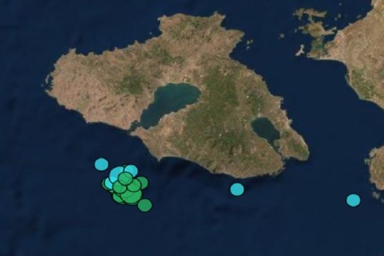 Λέσβος: Πέμπτη σεισμική δόνηση με ένταση πάνω από 4 Ρίχτερ