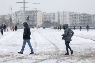 Χωρίς ιδιαίτερα προβλήματα αντιμετωπίστηκε ο χιονιάς