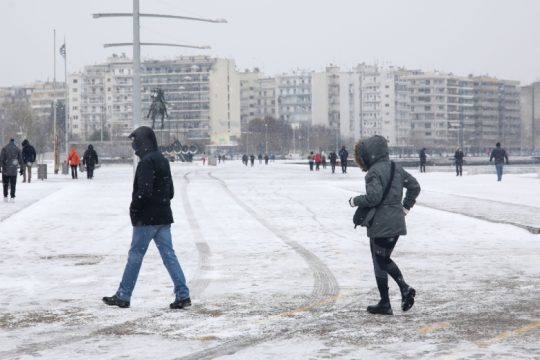 Χωρίς ιδιαίτερα προβλήματα αντιμετωπίστηκε ο χιονιάς