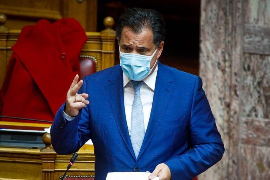 «Ξέφυγε» ο Αδ. Γεωργιάδης, χρεώνει στον ΣΥΡΙΖΑ τη διασπορά του κορονοϊού