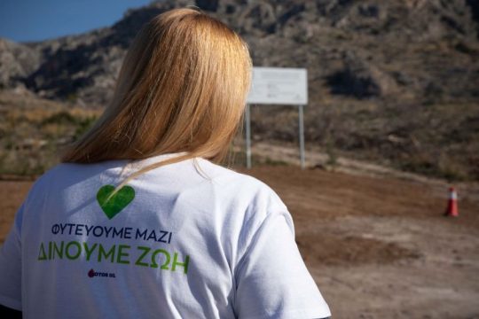 Αναδάσωση στην περιοχή της Κινέτας από τον όμιλο της Motor Oil