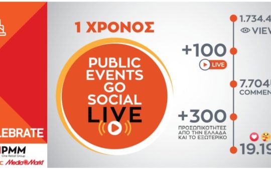 Ένας χρόνος Public Events Go Social