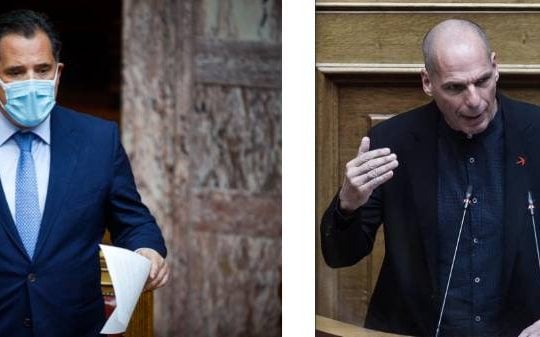 Σκληρή κόντρα Βαρουφάκη – Γεωργιάδη στη Βουλή