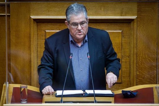 Ιδιωτικοποίηση λειτουργιών του κράτους καταλόγισε ο Δ. Κουτσούμπας στην κυβέρνηση